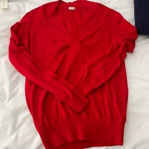 JCREW XS Red Sweater